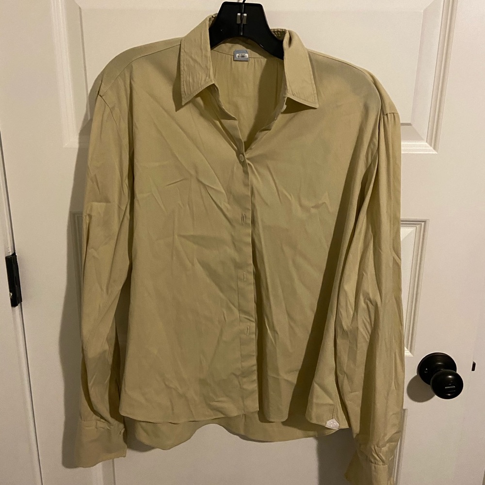 Borrelli tan blouse- M